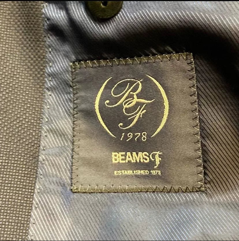 beams f gold button blazer jacket