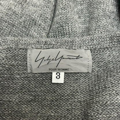 Yohji Yamamoto 06AW Green Zip Knit Sweater