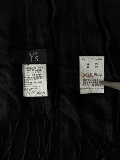 Yohji Yamamoto Y's 08SS Sheer Scarf
