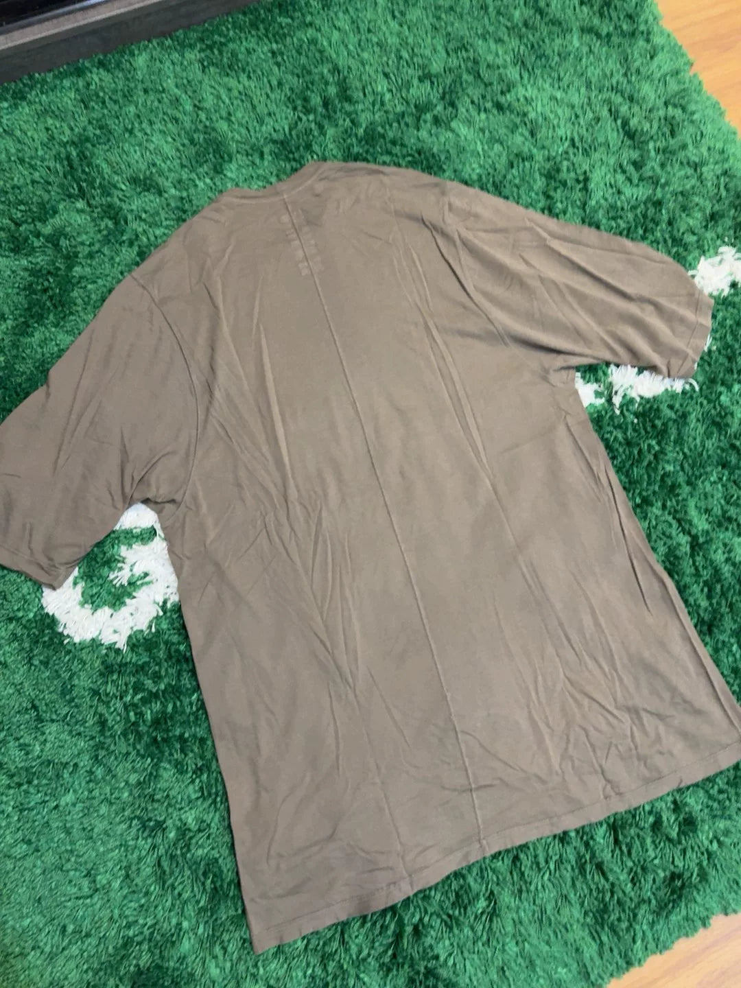 Rick Owens Green Short Sleeve Tee