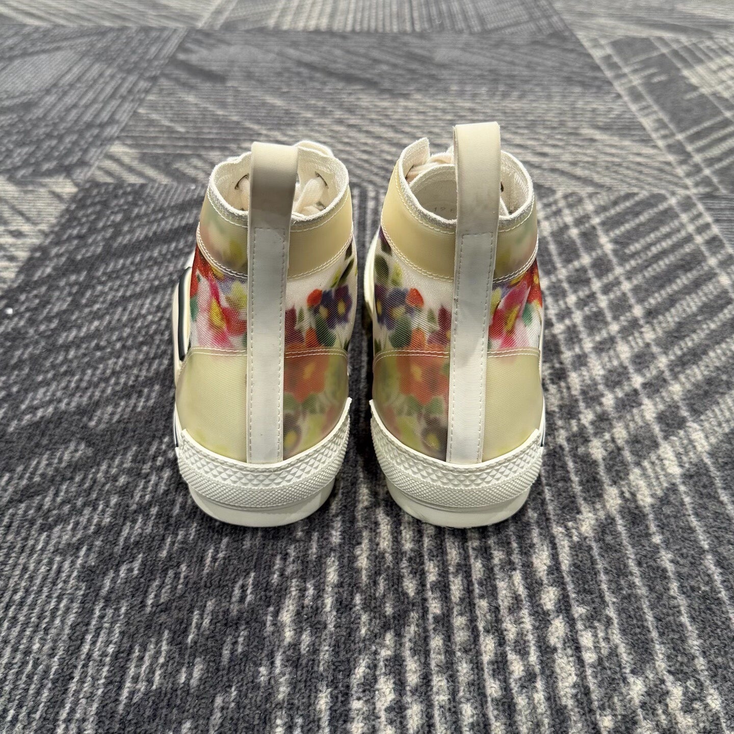 Dior B23 Floral High-Top Sneakers