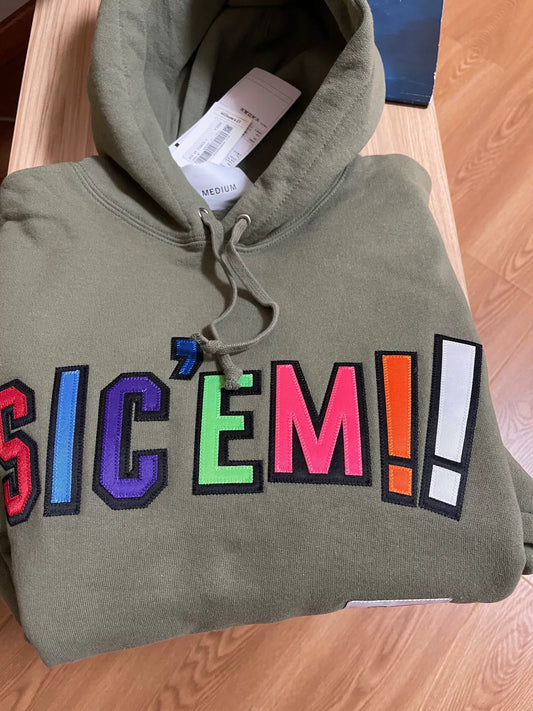 Supreme x WTAPS 21FW Green Hoodie