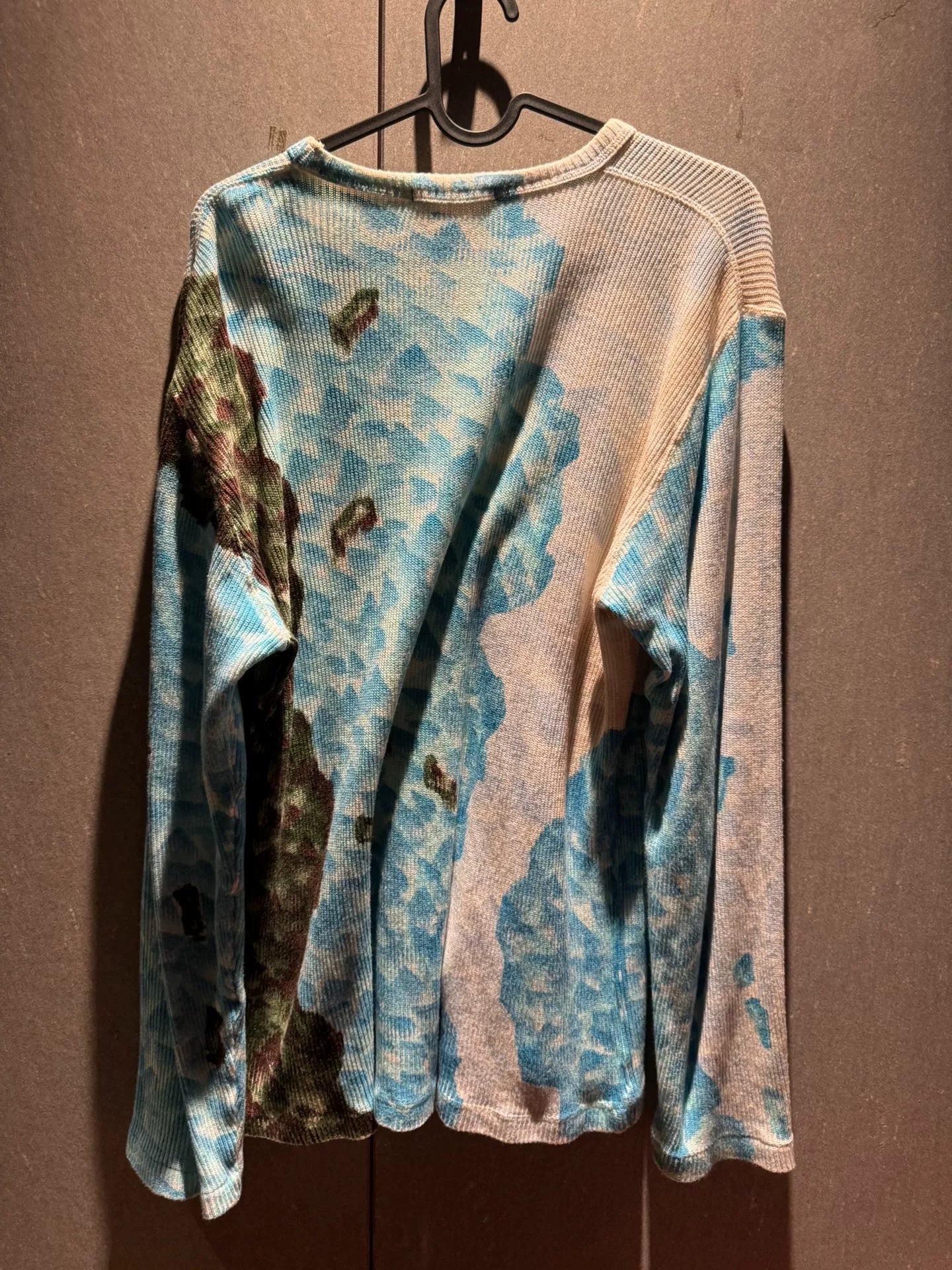 issey miyake long sleeve mountain water painting