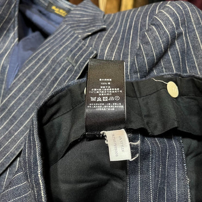 RRL Indigo Striped Suit