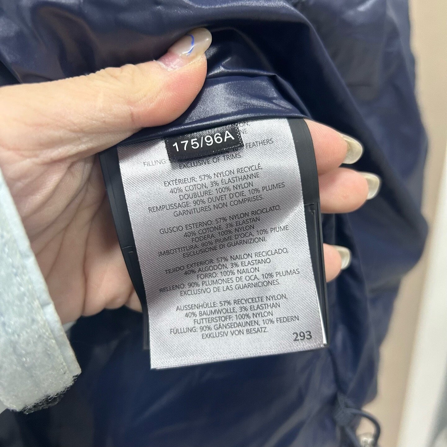 Moose Knuckles Color Block Down Jacket Size L