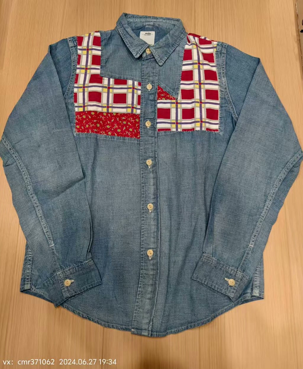 visvim 16ss Wally Printed Check Shirt