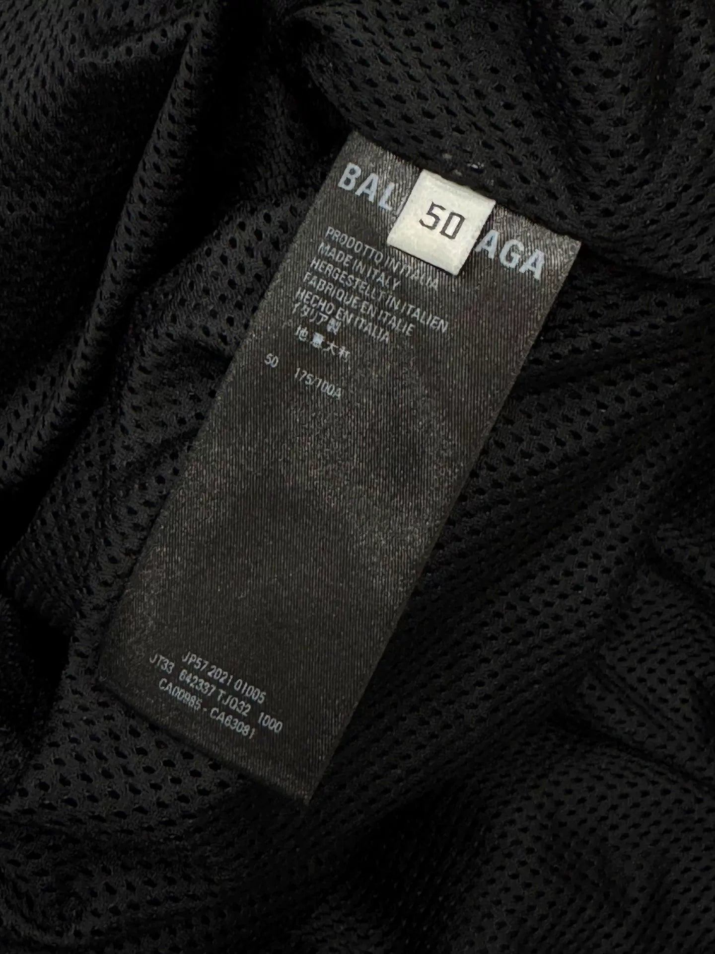 Balenciaga SportyB Embroidered Fleece Jacket Size 50