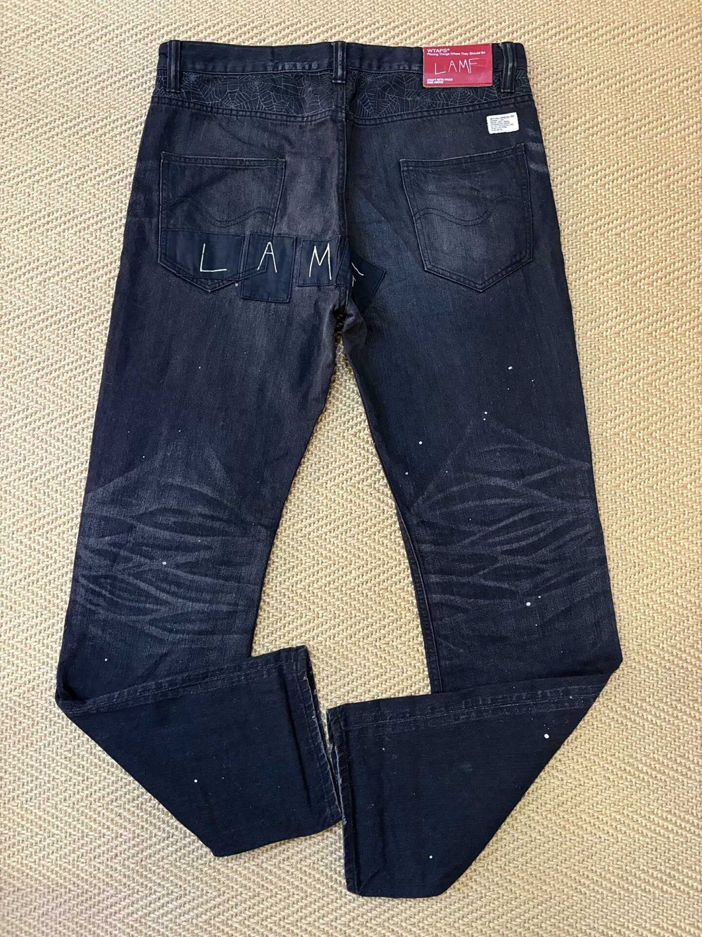 Wtaps Lamf 09ss Black Spider Denim Pants