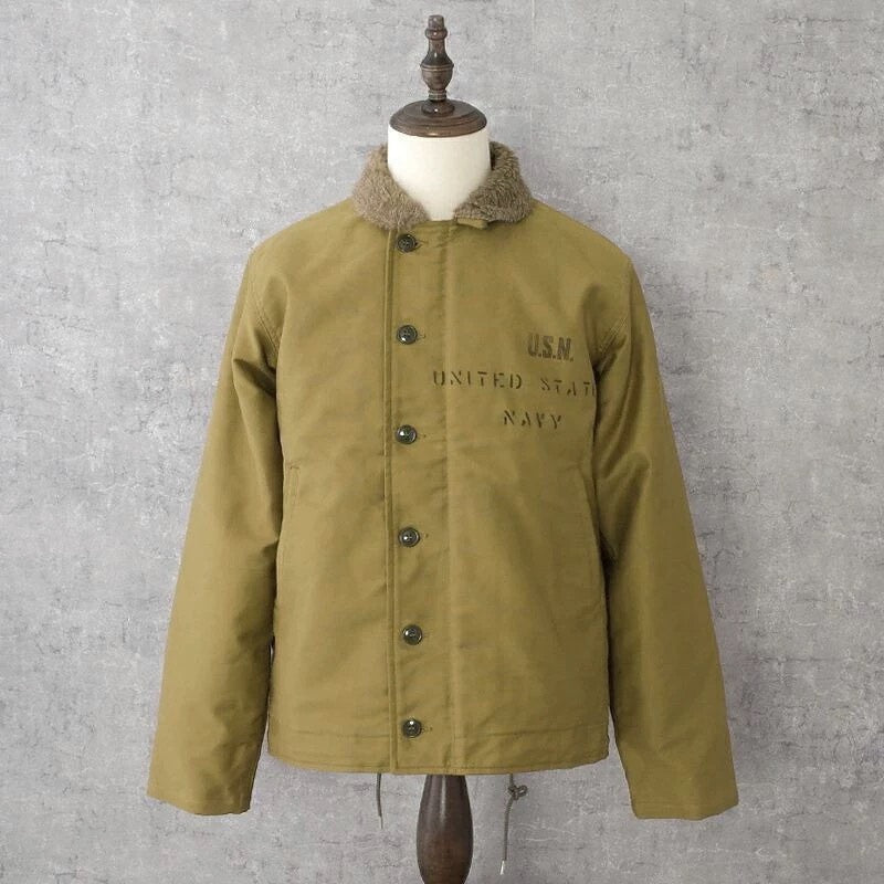 Buzz Rickson's N-1 Deck Jacket Alpaca