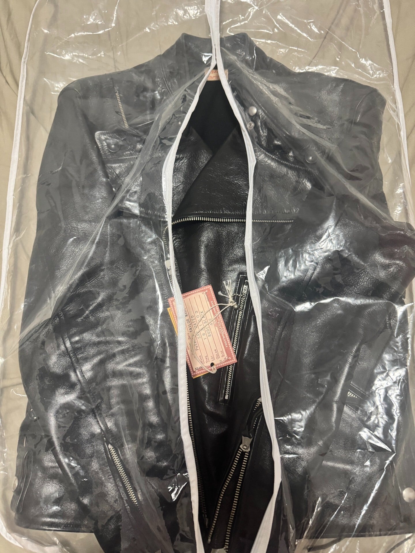 Vintage Freewheelers Black Leather Jacket