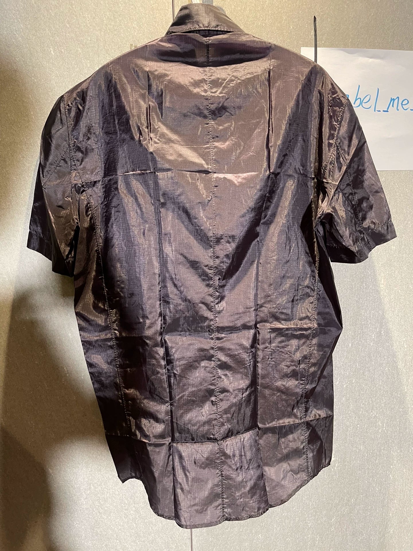 carol christian poell silk shirt in purple