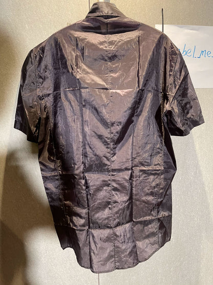 carol christian poell silk shirt in purple