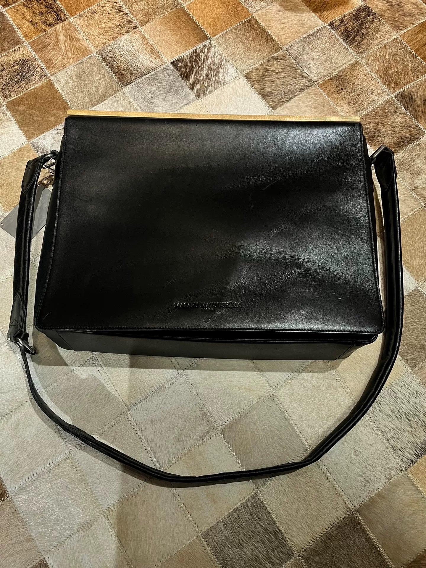 Masaki Matsushima Wood Handle Bag