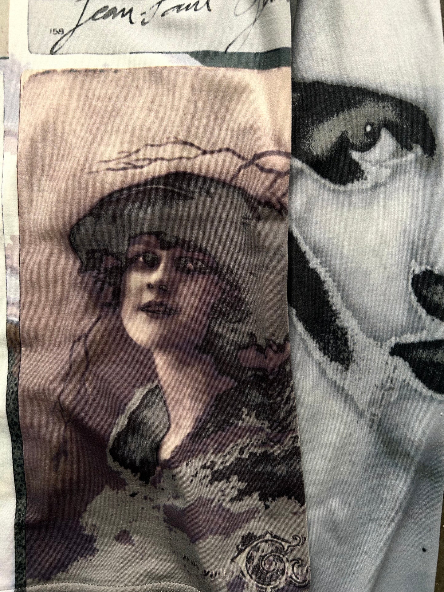 Jean Paul Gaultier Mesh Overlay Top