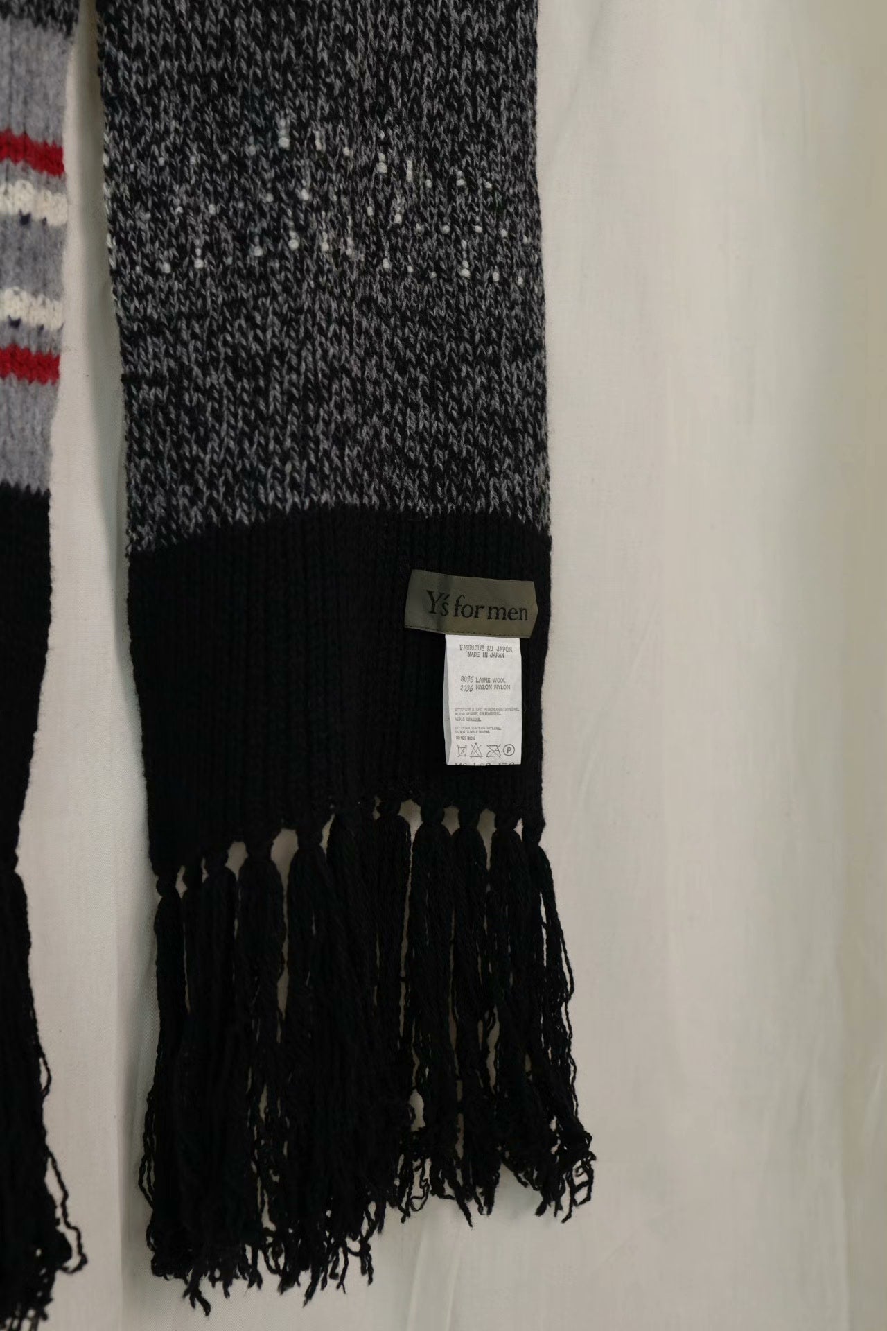 Y's for men Yohji Fringe Scarf
