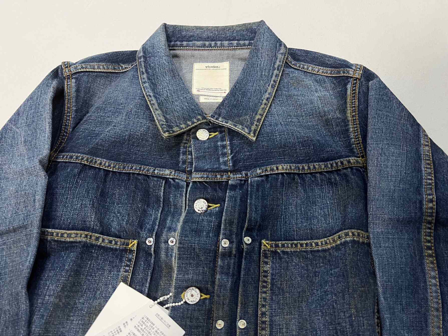 visvim SS Shorty Chore Dry Denim Jacket