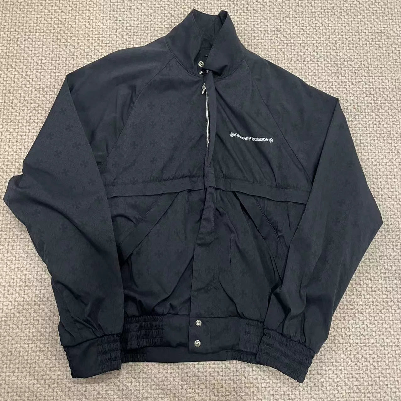 Chrome Hearts Scroll Print Windbreaker