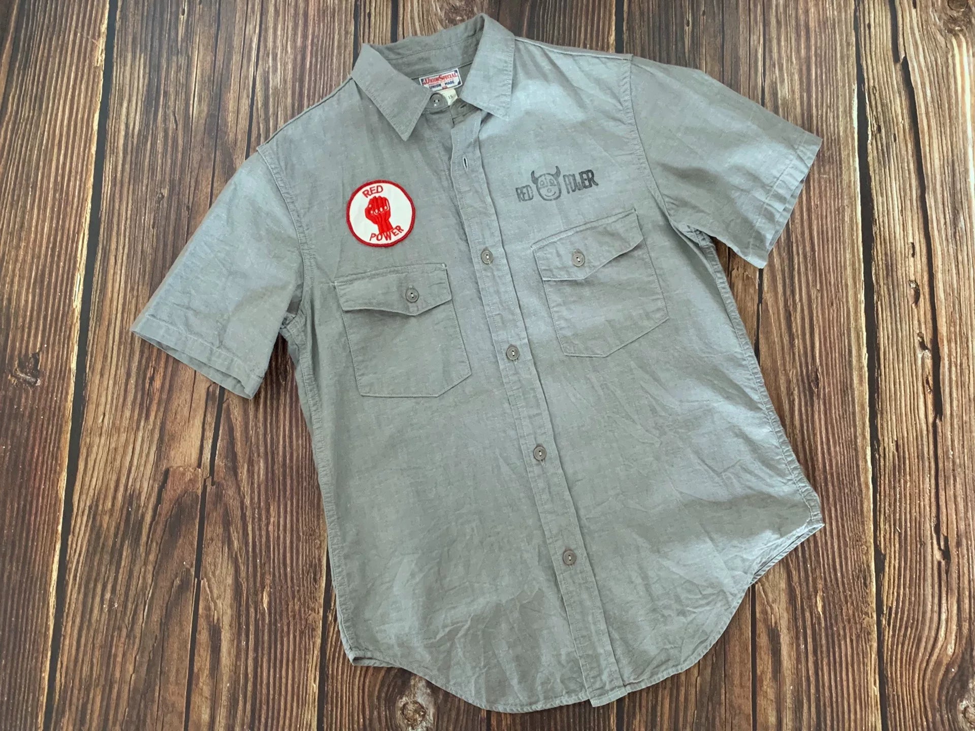 Red Power Short Sleeve Shirt