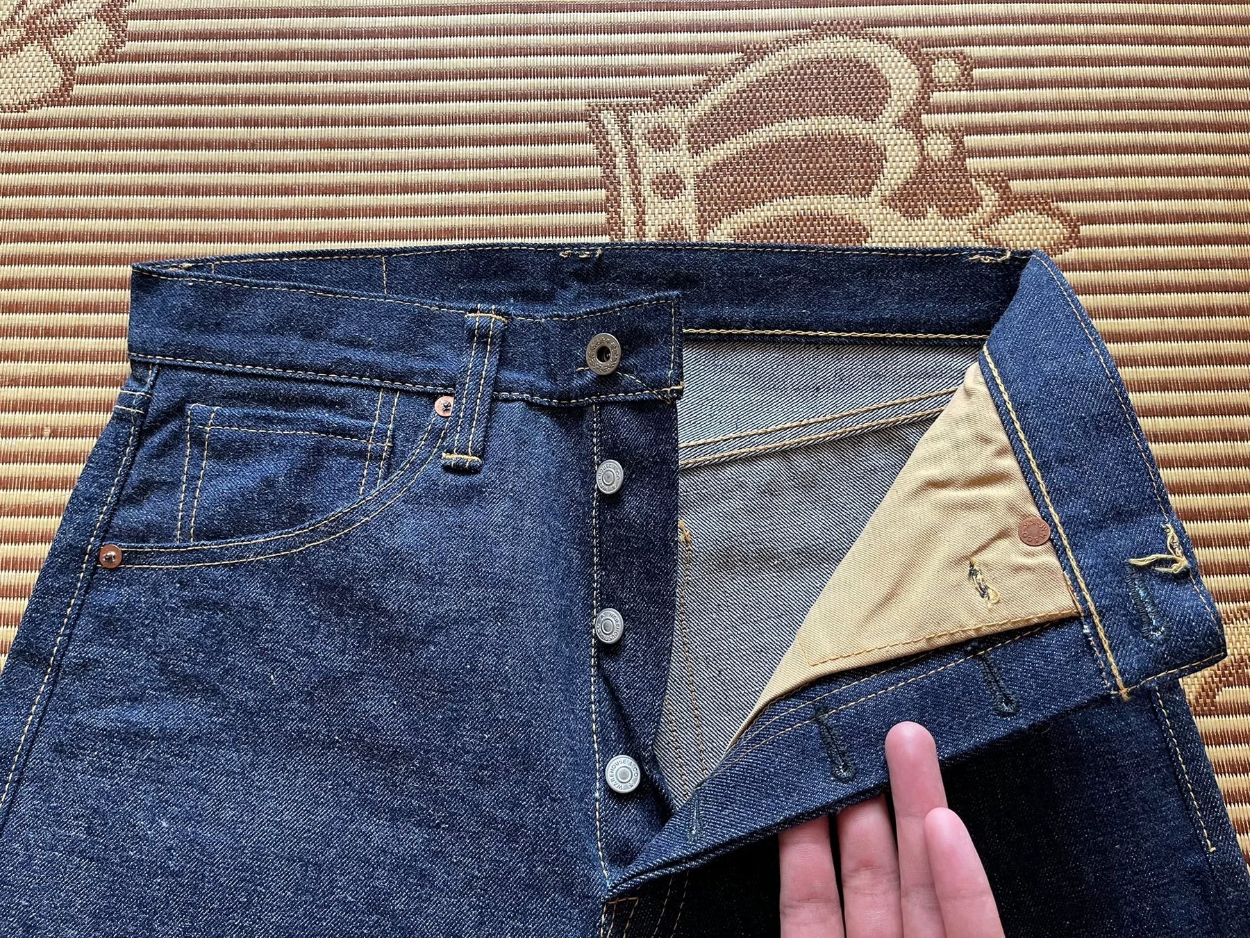 Warehouse 1003xx Raw Denim Jeans
