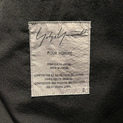 Yohji Yamamoto Water Drop Zip Blazer