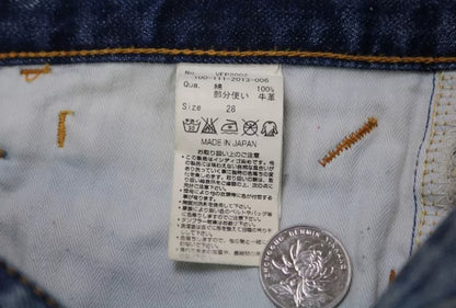 Vanquish Fragment Lightning Splatter Distressed Jeans