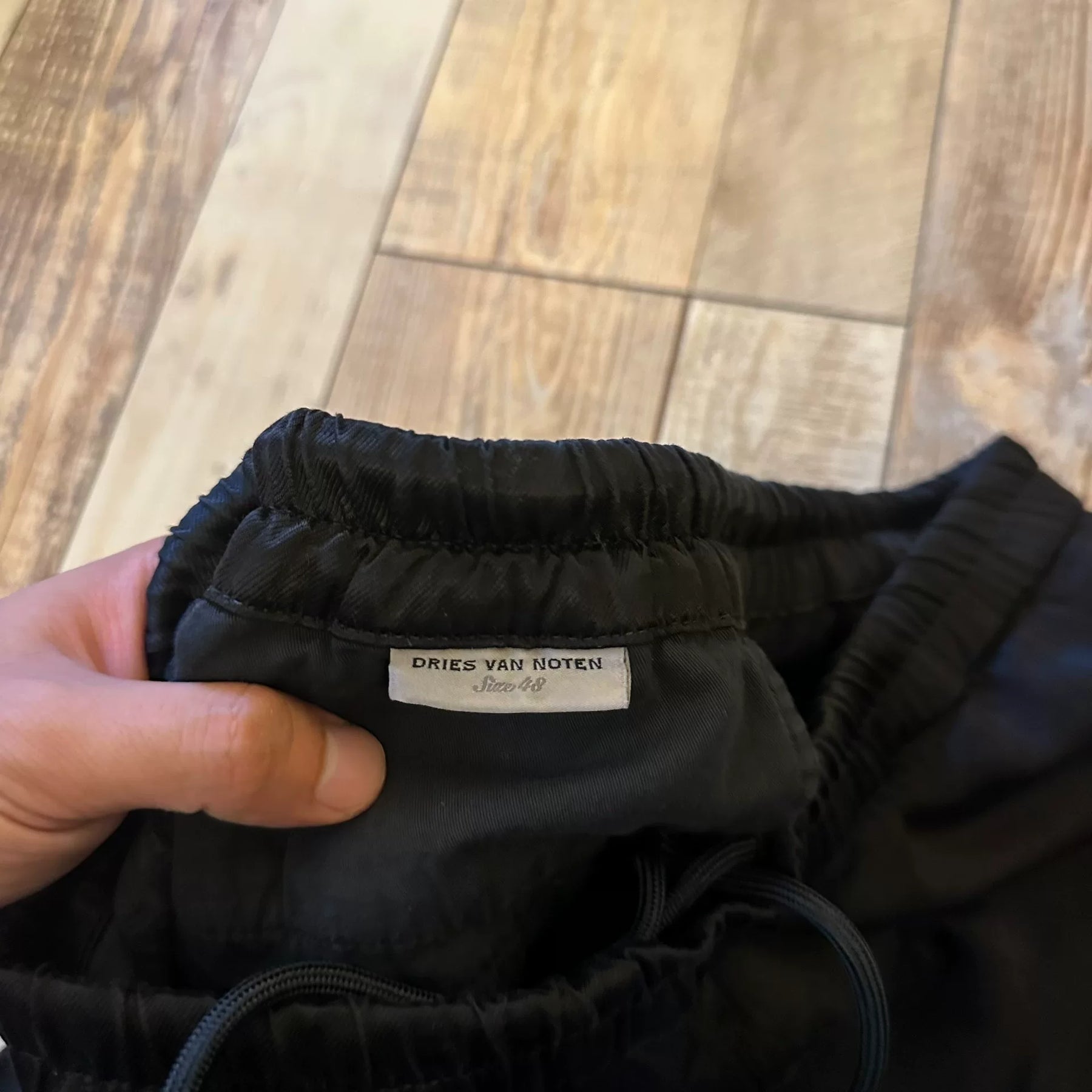Dries van Noten Satin Straight Casual Pants