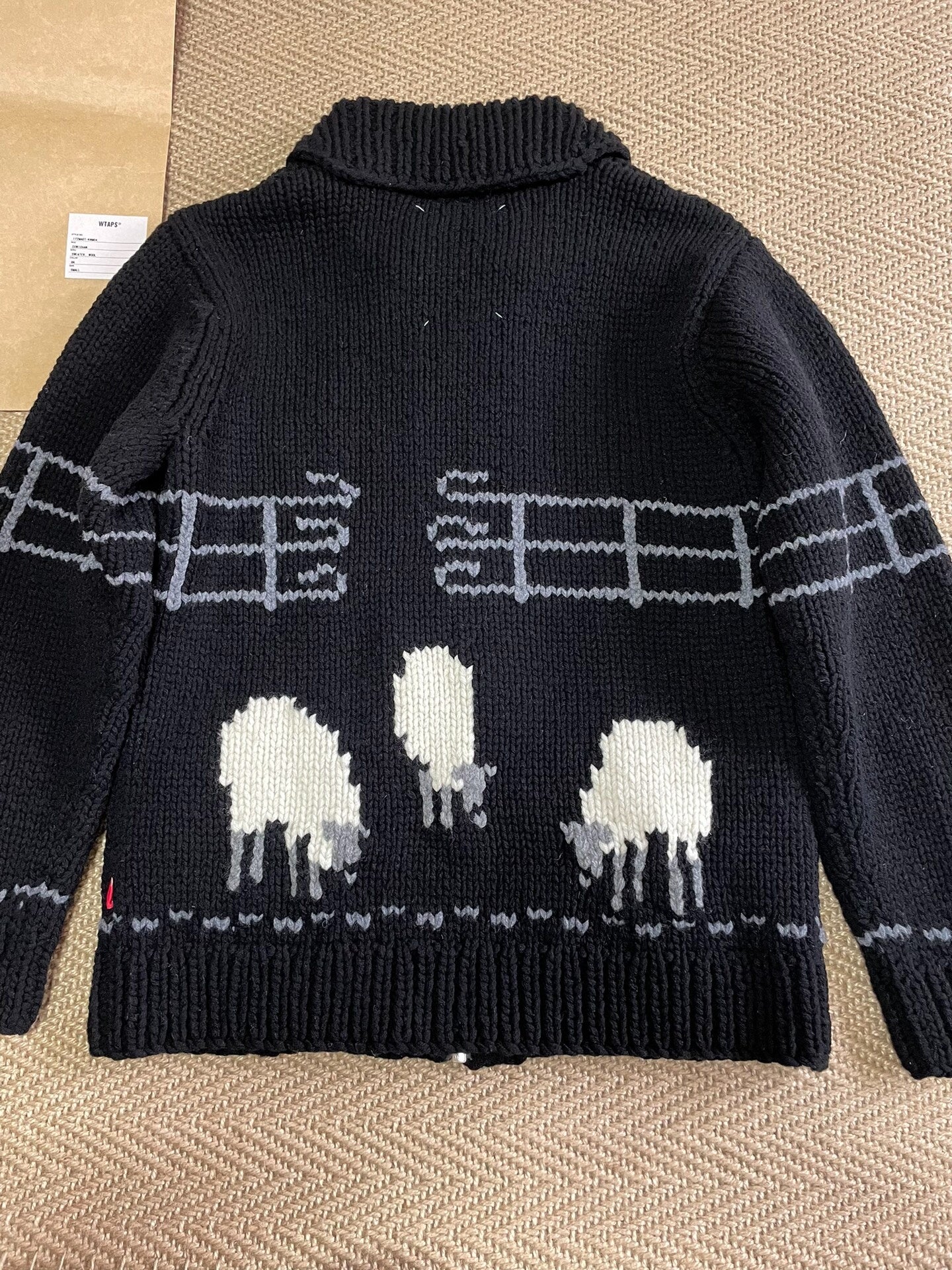 WTAPS Cowichan Sweater Wool Cardigan