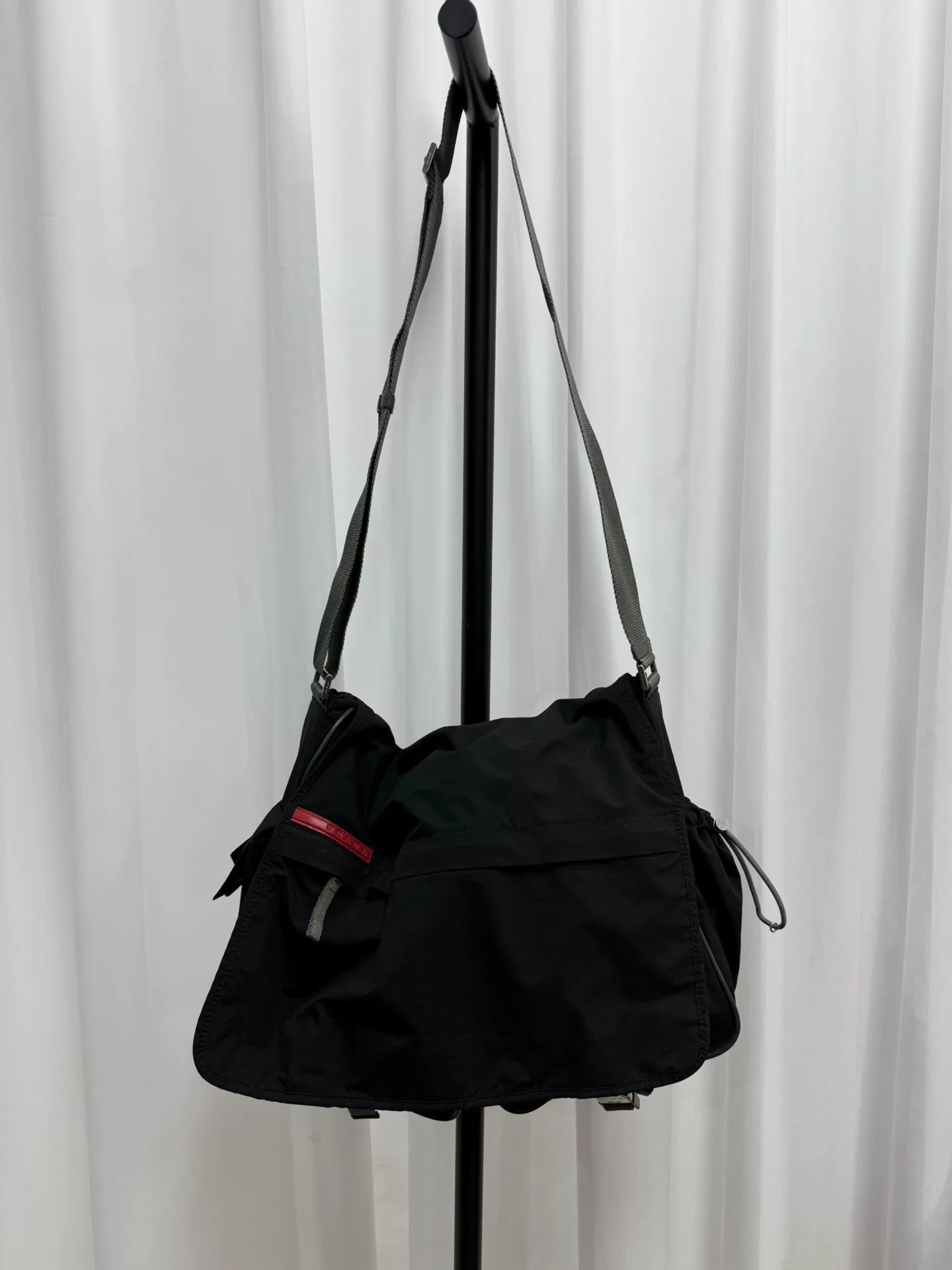 Prada Sport Messenger Bag with Pockets