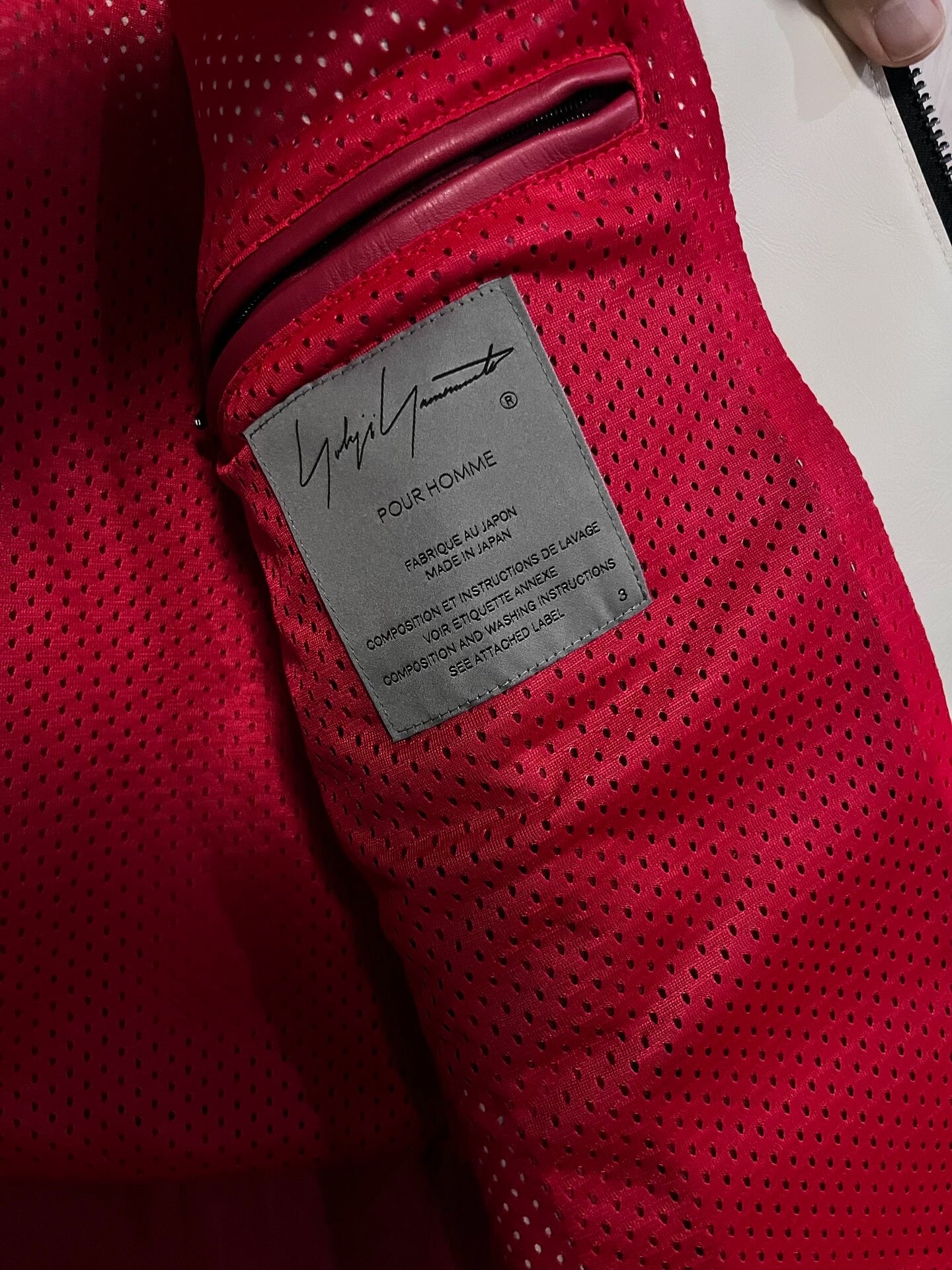 Yohji Yamamoto Travis Scott Leather Jacket