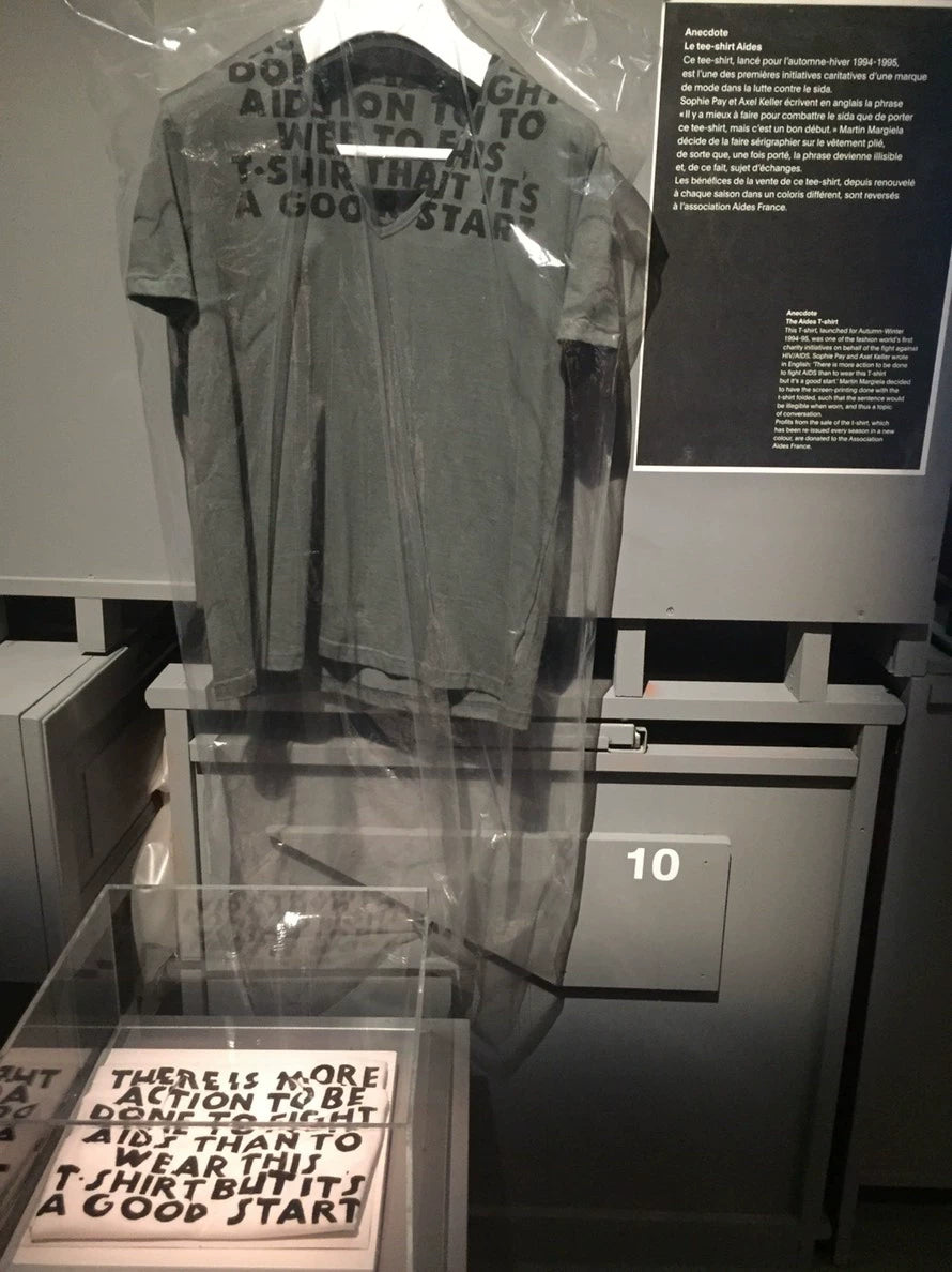 maison martin margiela aids short sleeve t-shirt