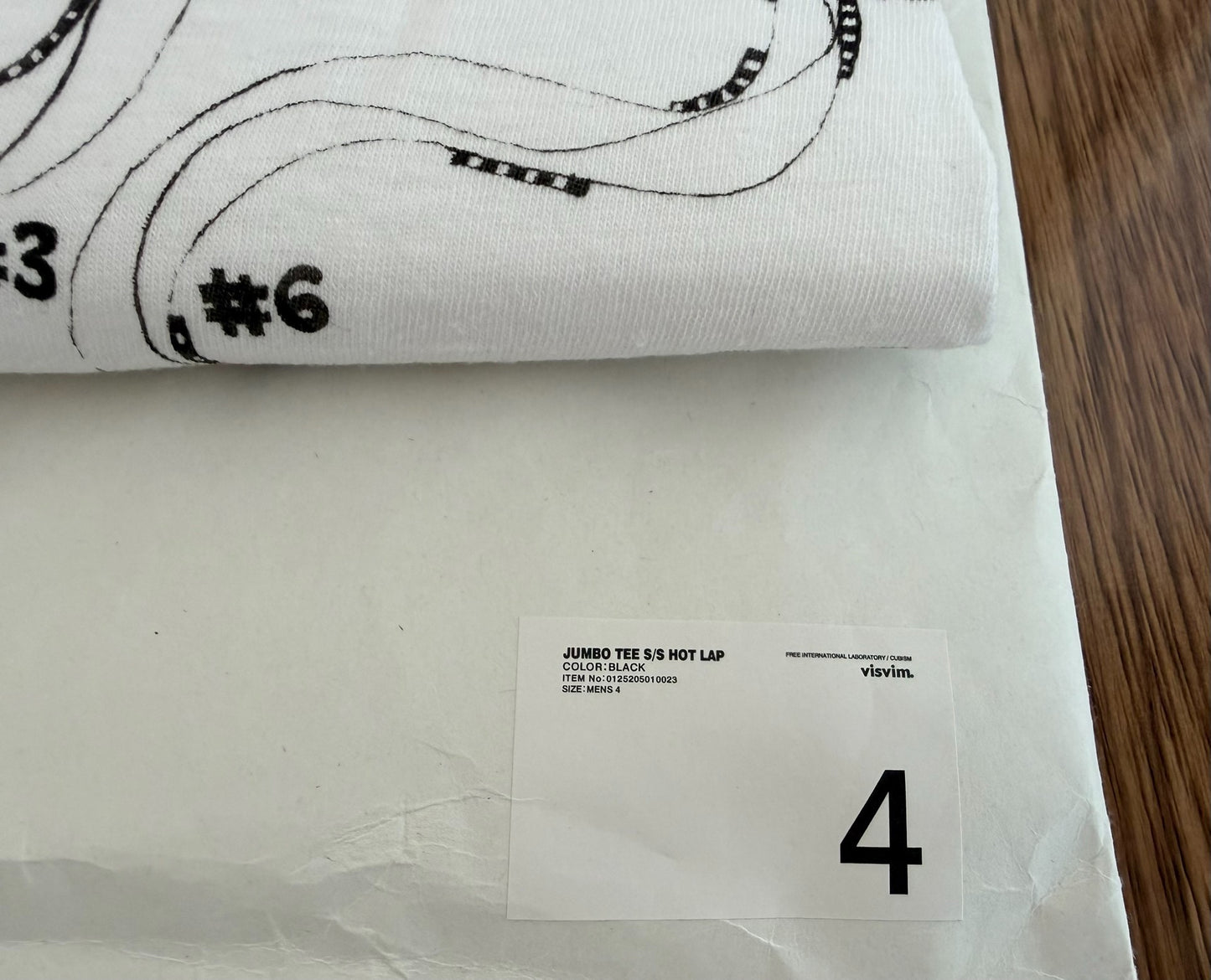 VISVIM JUMBO TEE S/S HOT LAP