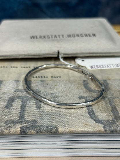 Werkstatt Munchen Silver Bangle Bracelet S Size