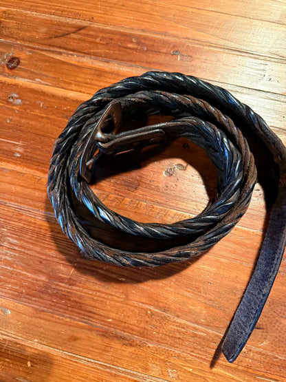 RRL Woven Leather Belt