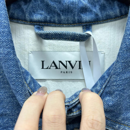 lanvin batman denim shirt jacket