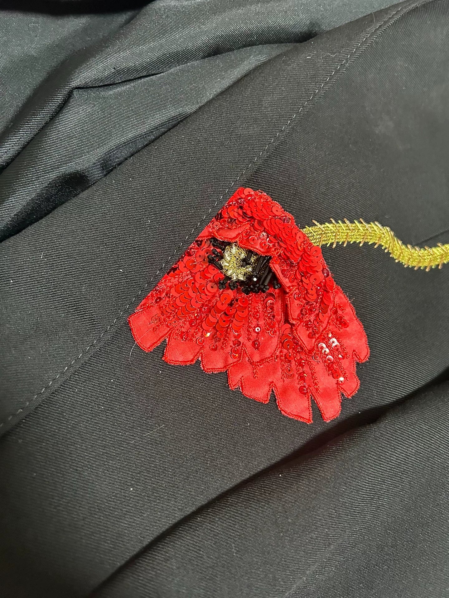 Saint Laurent Poppy Flower Blazer