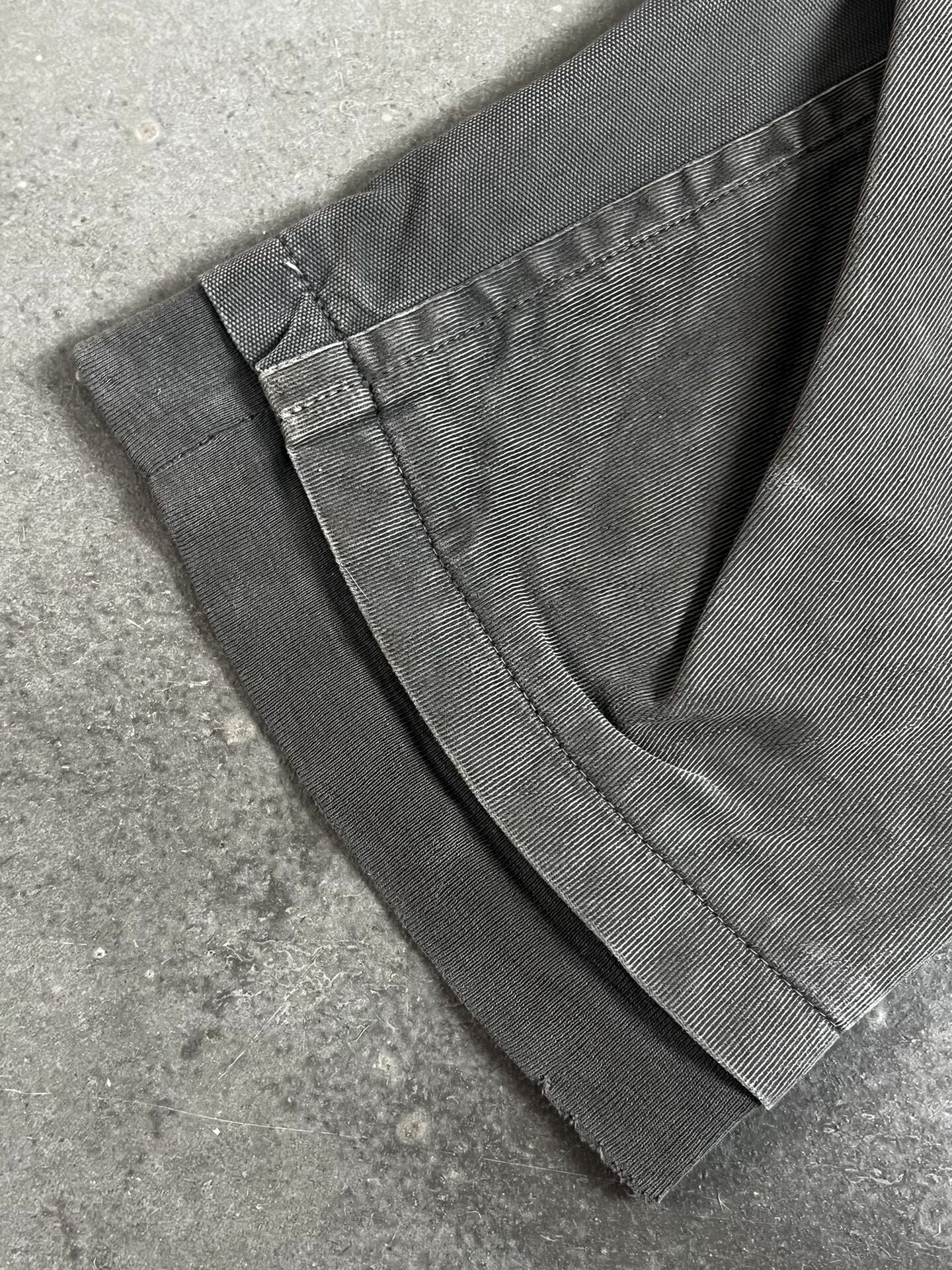 distressed gray tactical cargo pants