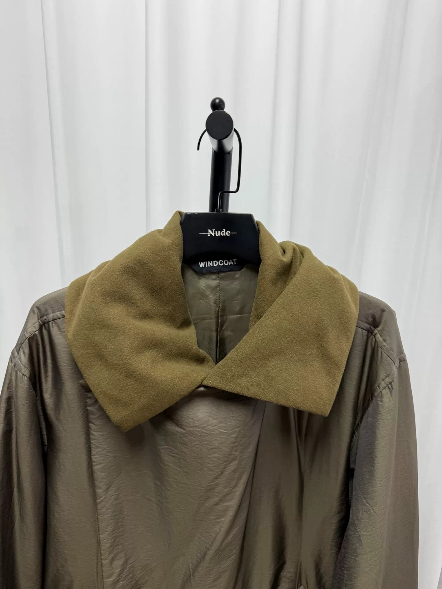issey miyake oversized windcoat with large collar