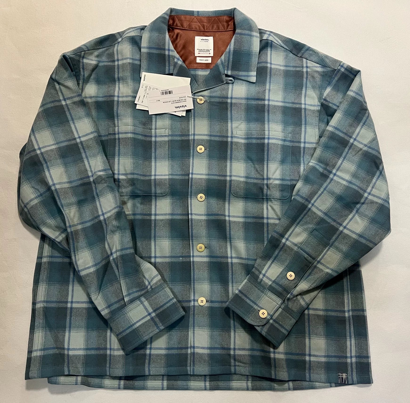 VISVIM OC PALMER SHIRT L/S CHECK