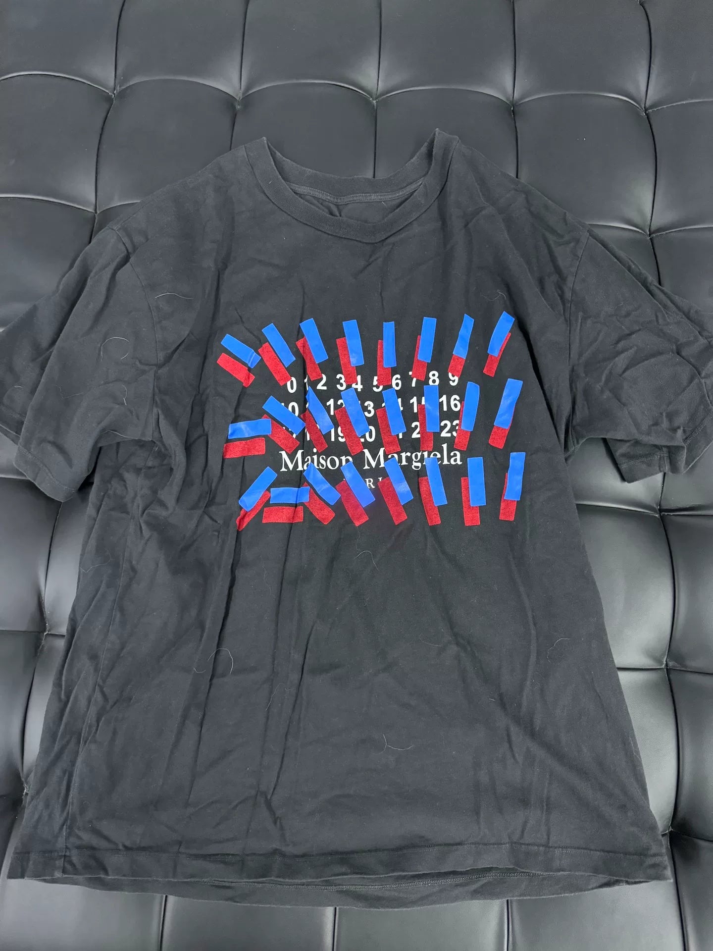 MM6 Black Short Sleeve T-Shirt