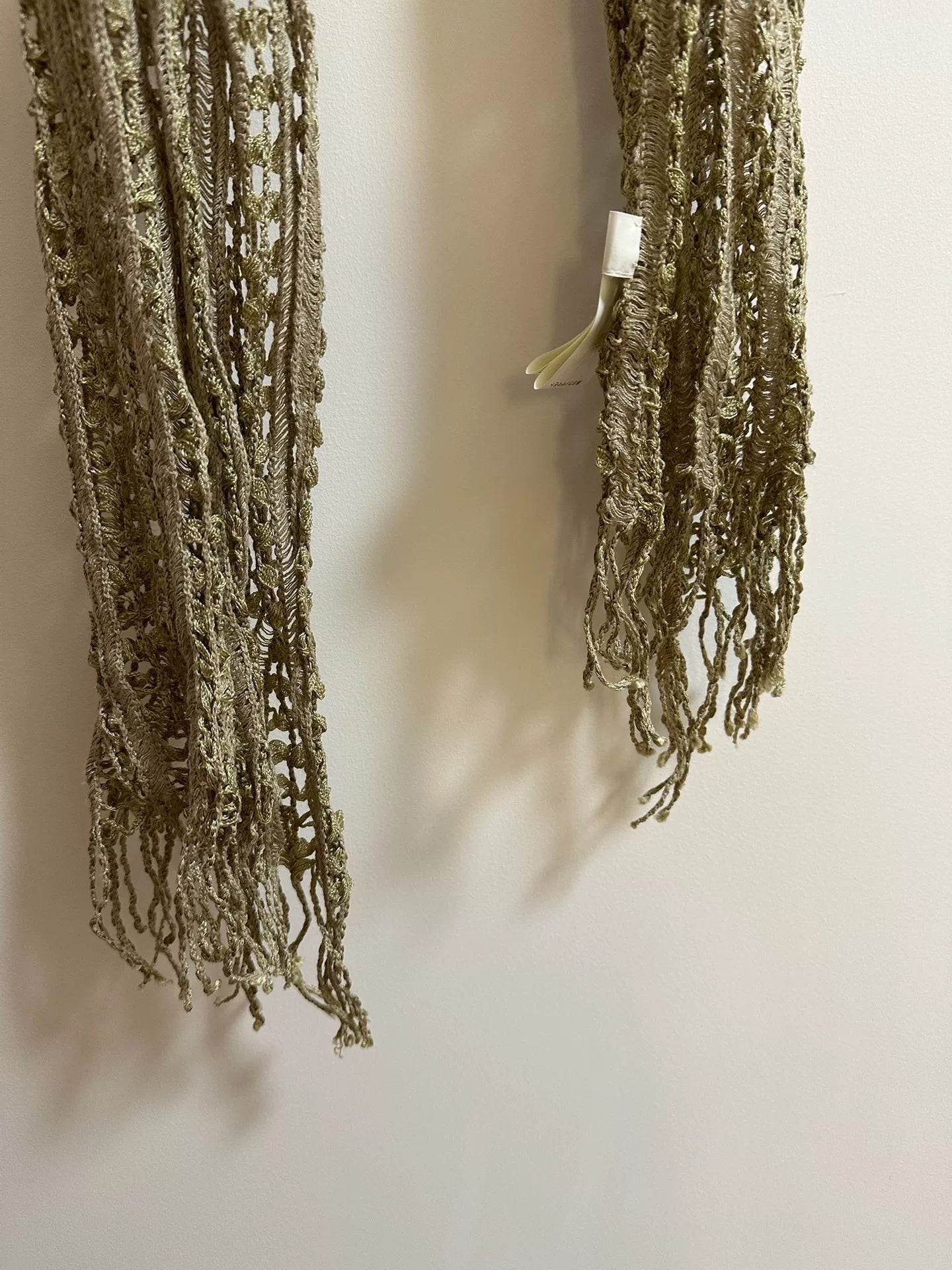 Yohji Yamamoto Y's Knit Scarf with Tassels