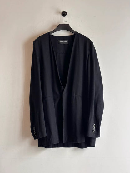 damir doma collarless suit jacket