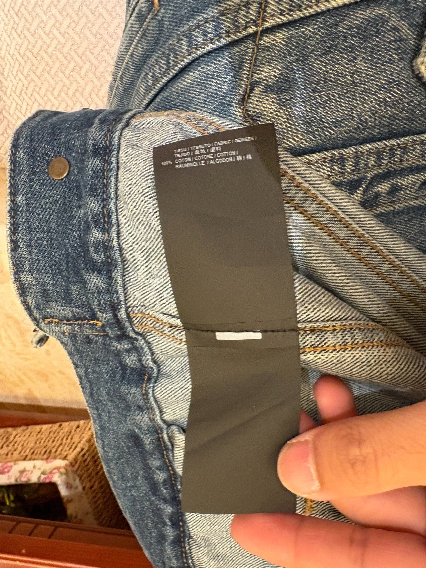Saint Laurent Hedi Slimane 2015 Denim Jacket
