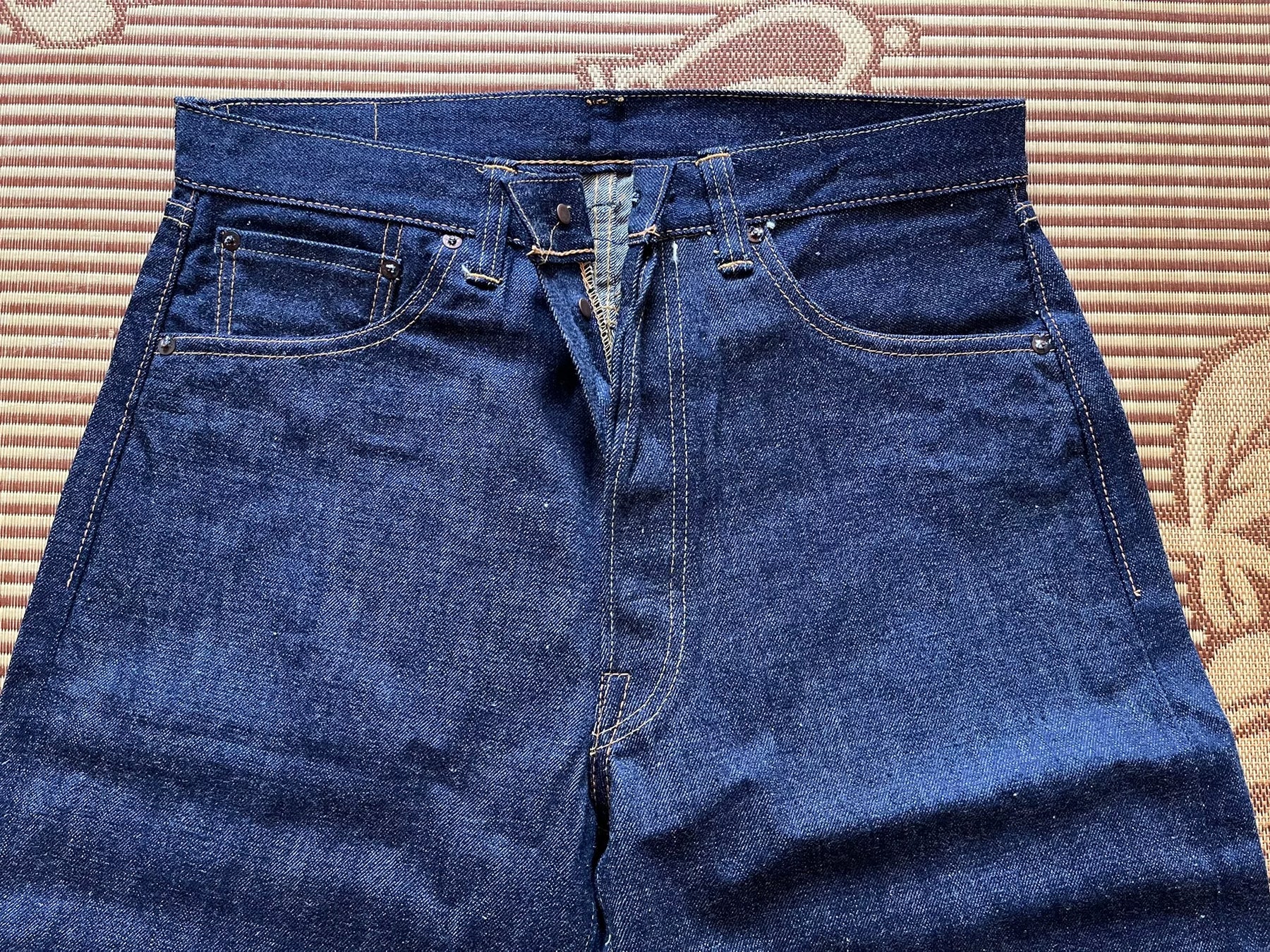 Warehouse Big W Twin Raw Denim Jeans