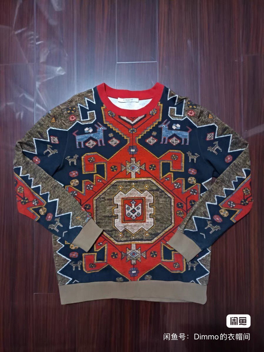 Givenchy Ethnic Style Sweatshirt FW15