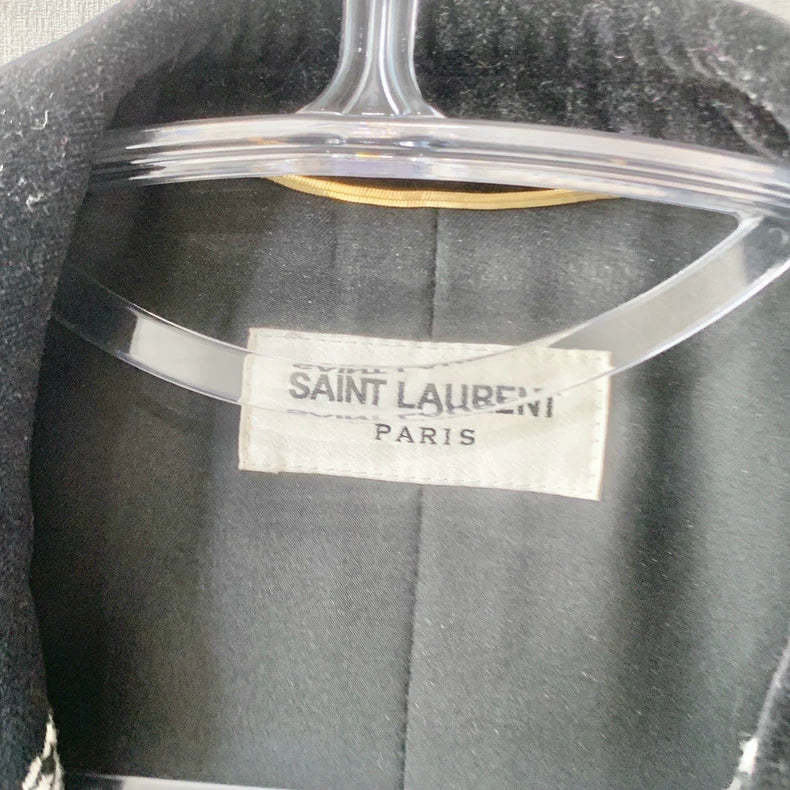 Saint Laurent Houndstooth Suit Jacket