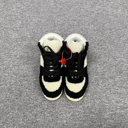 Chanel High-Top Teddy Bear Sneakers