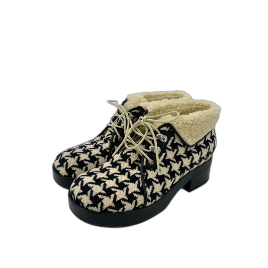 Gucci Houndstooth Short Boots for Women