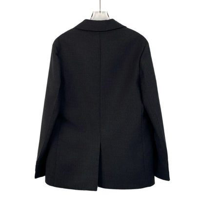 Prada Black Wool Suit Jacket M
