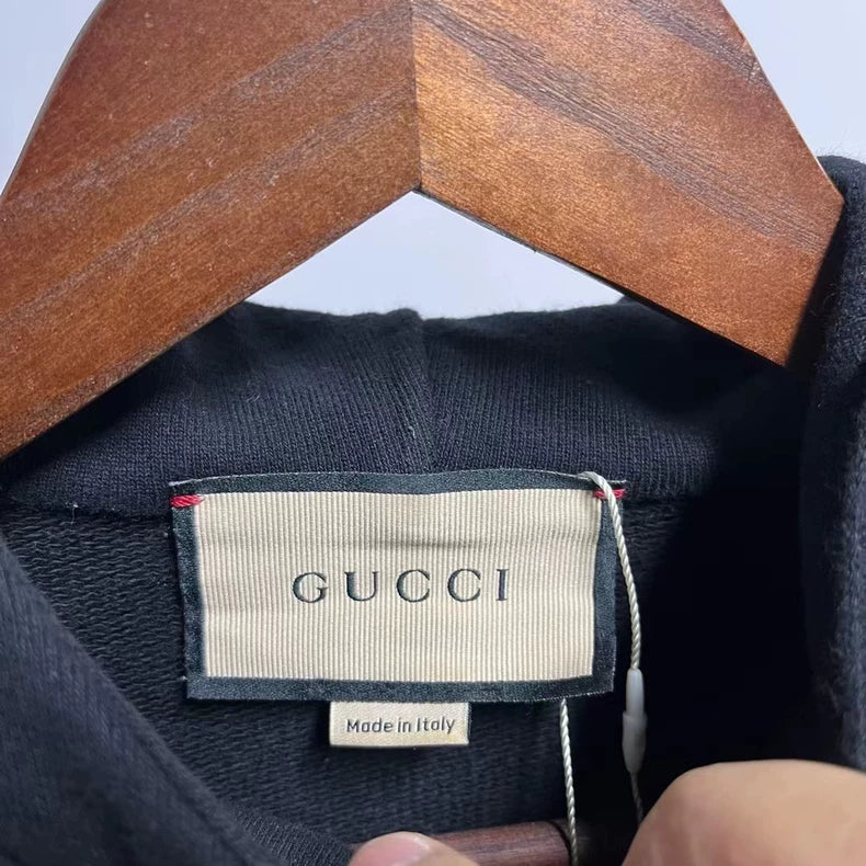 Gucci Half-Zip Hoodie with Belt