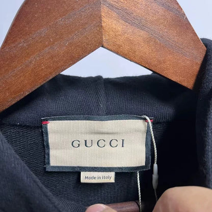 Gucci Half-Zip Hoodie with Belt
